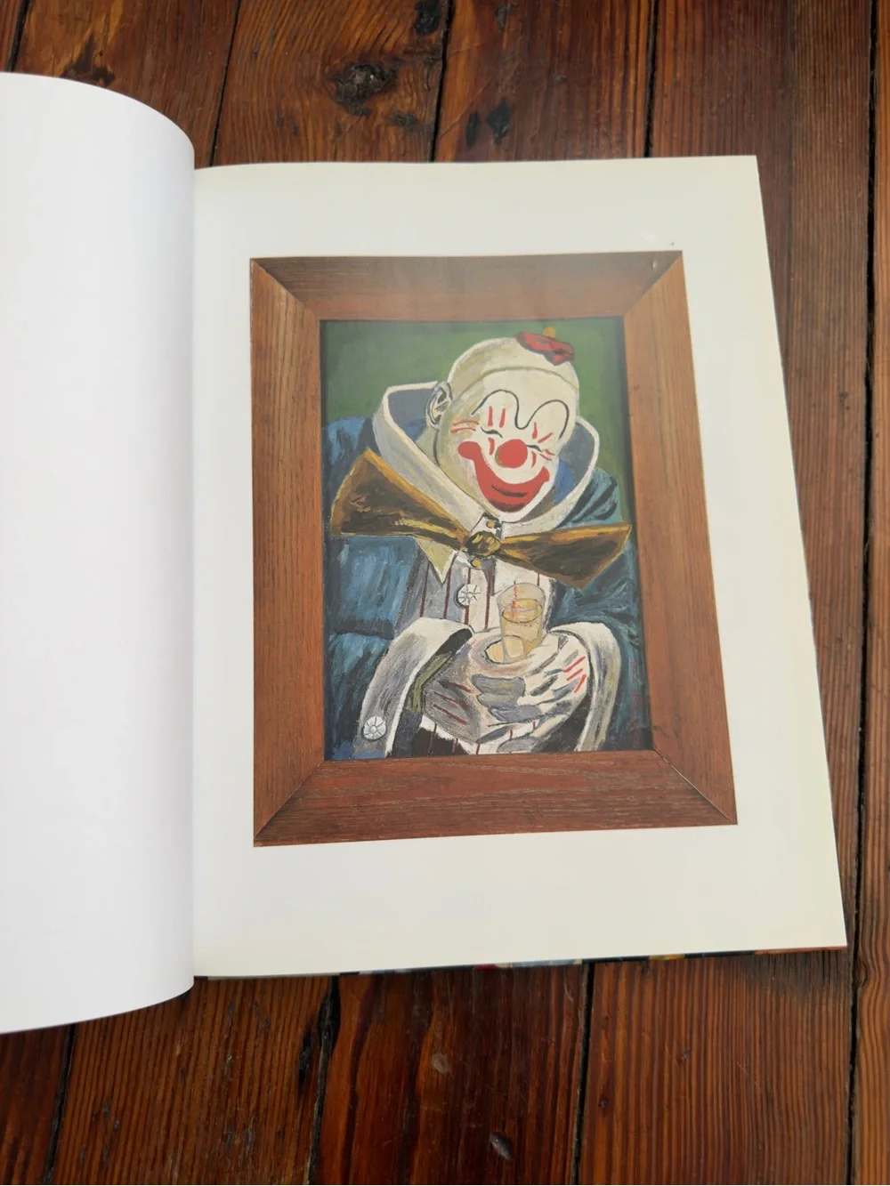 Clown paintings compiled by Diane Keaton w texts by American comedians